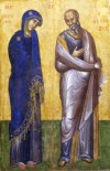 Пресвятая Богородица и Иоанн Богослов