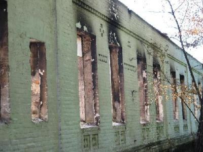 Дом общины во имя ап. Филиппа (после поджога) Дом общины во имя ап. Филиппа (после поджога)